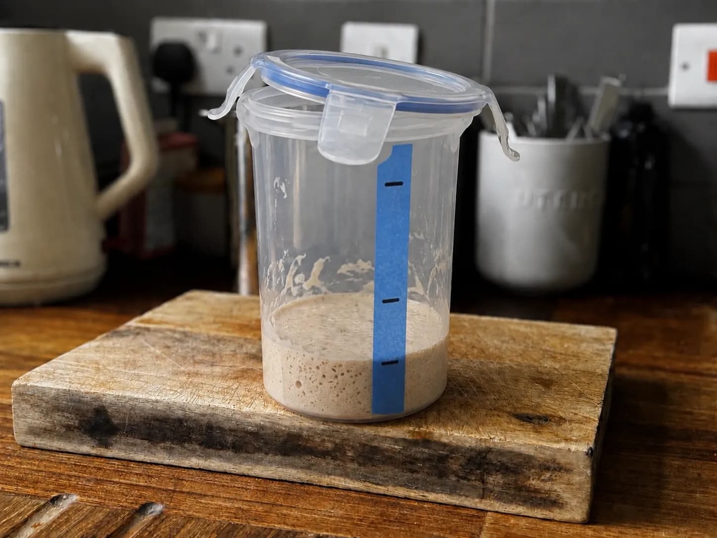 Clear Round Starter Tub, 700ml
