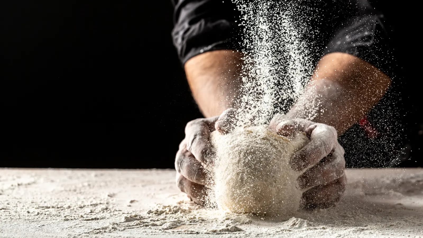 Students baking together in a class kitchen